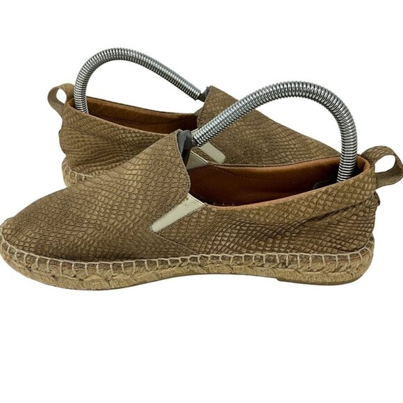 Maypol Espadrille Flats US Size 8 EUR 38 Tan Slip On Shoes Casual Made in Spain - Picture 8 of 10